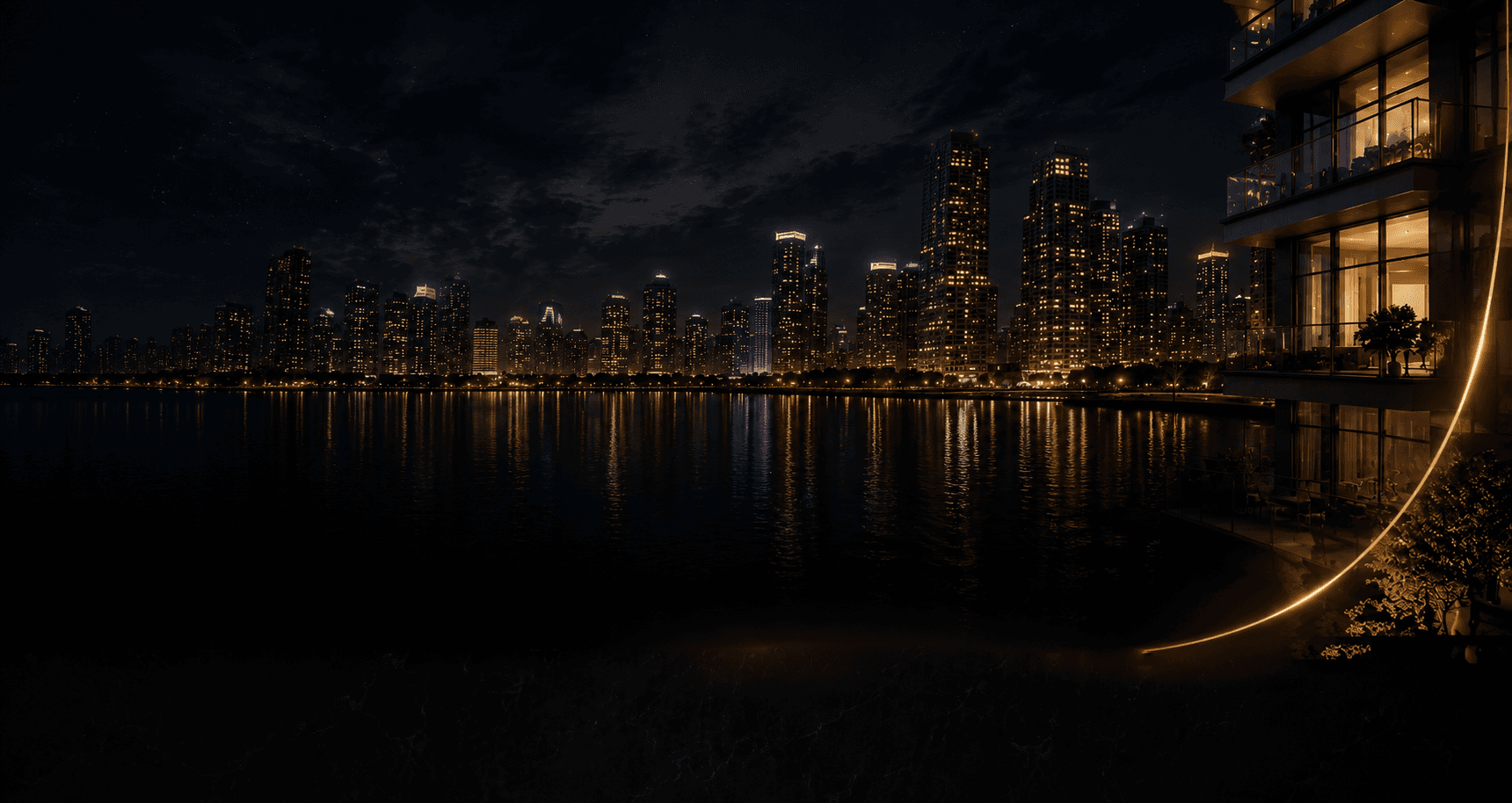 CTA Banner City Skyline Background